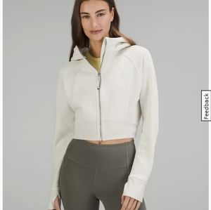 Lululemon Scuba Cropped Full-Zip hoodie